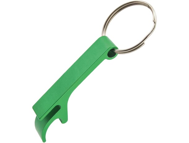 Llavero aluminio abridor tibet verde