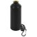 Botella de aluminio con mosqueton 800 ml. Tuareg negro