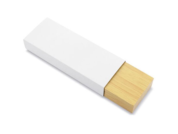 Set boligrafo y portaminas bambu