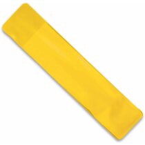 Funda boligrafo pvc amarillo