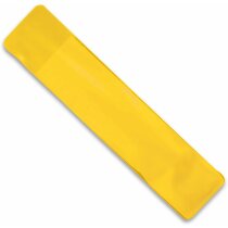 Funda de bolígrafo de pvc personalizada amarilla