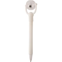Bolígrafo con maracas personalizado blanco Bolígrafo con maracas personalizado blanco