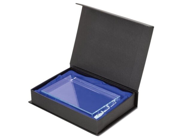 Trofeo Xara de cristal con grabación personalizada detalle 2