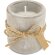 Vela aromática Stella en cemento decorativo cubo