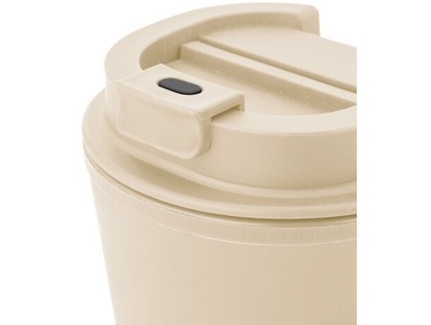 Vaso térmico hermético Tulcán 380ml con cinta de transporte Crudo detalle 3