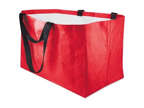 Bolsa polipropileno laminado brillo Merlin gran capacidad Rojo detalle 9