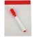 pizarra pequena magnetica con rotulador personalizada roja