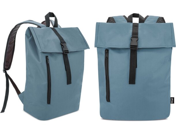 Mochila Benett RPET reciclado de gran capacidad Negro detalle 19