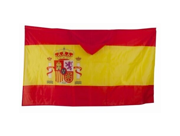 Poncho bandera española Festejo personalizado