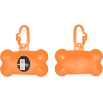 Porta bolsas para mascotas en forma de hueso