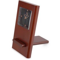 Reloj sobremesa madera natural Pierre Cardin