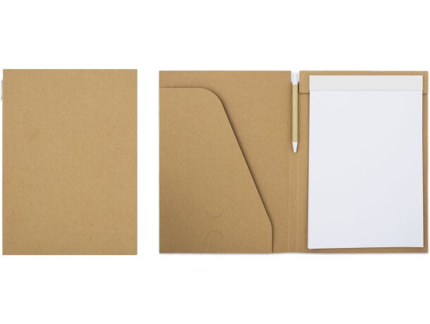 Carpeta con bloc y bolígrafo eco Seminar detalle 1