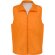 Chaleco Súper en poliéster transpirable con cremallera lila Naranja