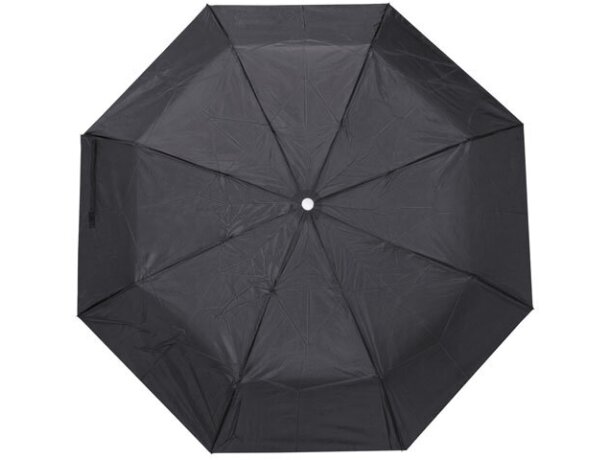 Paraguas plegable Cromo negro