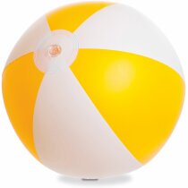 Balón de playa de rayas 37 cm amarillo Balón de playa de rayas 37 cm amarillo