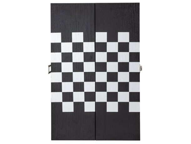 Set de vino con ajedrez Saboya en estuche de madera natural detalle 10