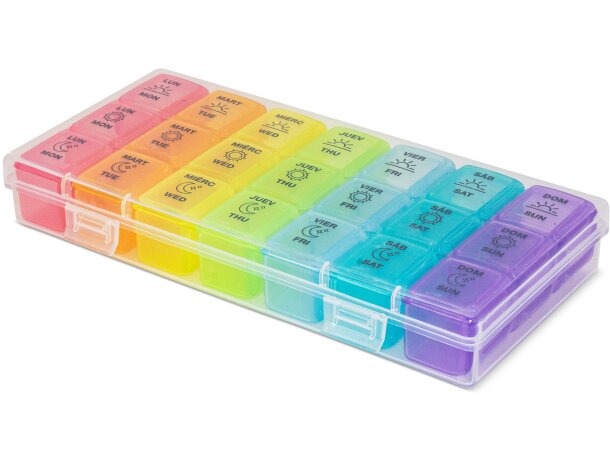 Cajita multiusos Clasifix con compartimentos de colores detalle 1