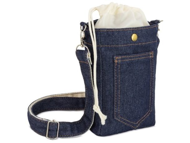 Bolso portatodo Astrea con correa ajustable y cierre de cordón detalle 4