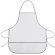 Delantal de non woven barato Blanco
