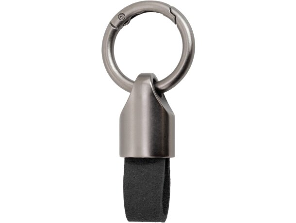 Llavero Turón de metal y PU con grabación láser personalizable Azul royal detalle 12