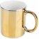 Mug ceramica metalizada multicolor Sybal personalizado oro