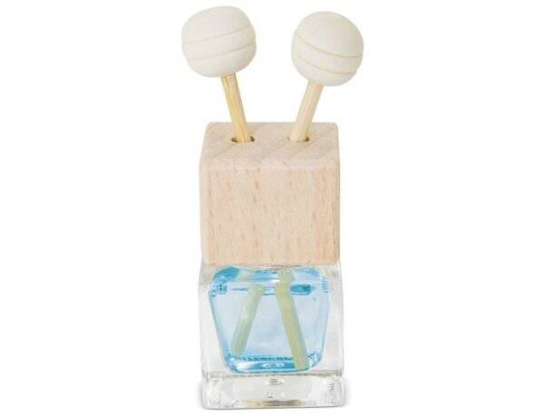 Ambientador de coche Pure madera y vidrio con aroma océano Azul detalle 1