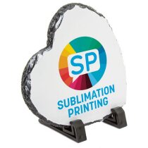 Porta fotos Hart en pizarra natural con soporte