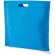 Bolsa cuadrada de non woven grabada azul