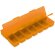 Pastillero semanal con 8 secciones personalizado naranja