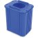Portalápiz contenedor azul ecológico personalizado