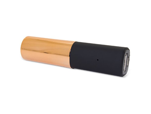 Power bank forma lipstick oro