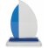 Trofeo vela de cristal personalizado