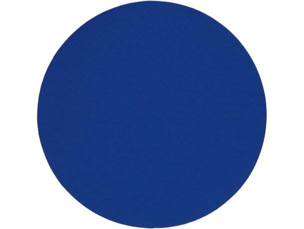 Alfombrilla circular de caucho azul