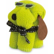 Toalla de regalo con forma de perrito naranja Toalla de regalo con forma de perrito naranja