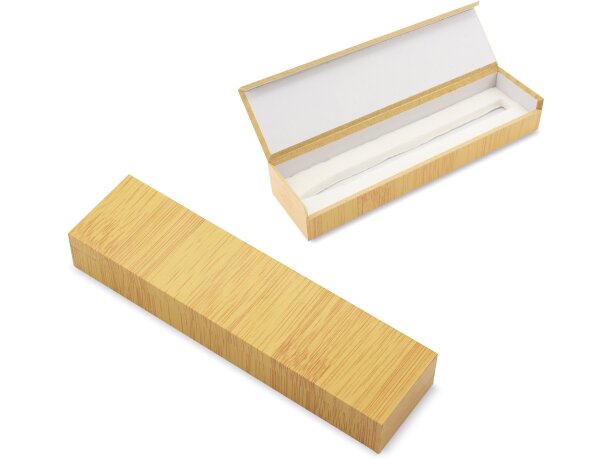 Estuche para bolígrafos Finish Bambu Rony 1 Pc personalizado