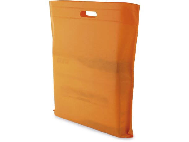 Bolsa de non woven 25 x 35 cm grabada naranja