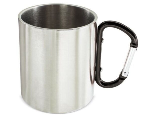 Taza con mosqueton plus personalizado rojo
