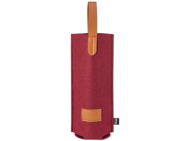 Bolsa de fieltro con asa para botellas de vino Burdeos detalle 1