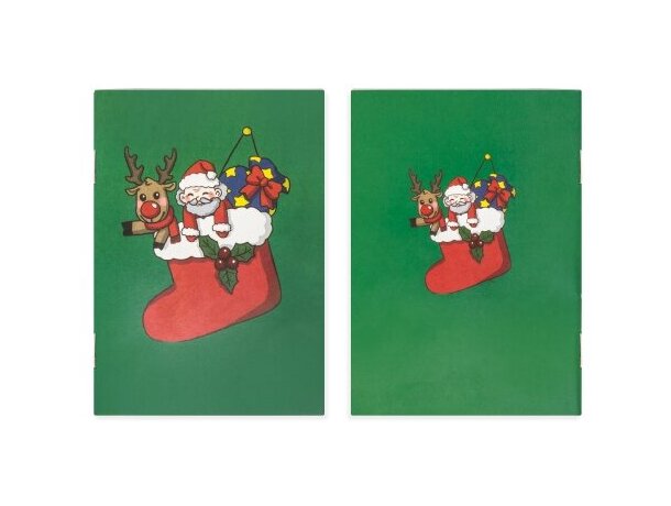 Set 20 libretas navideñas Artikum con 5 diseños diferentes detalle 8