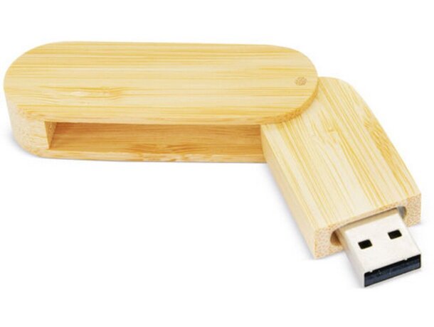 USB bambú 16GB ecológico barato con logo corporativo Arty
