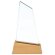 Trofeo Regata de cristal y madera con grabación láser detalle 2