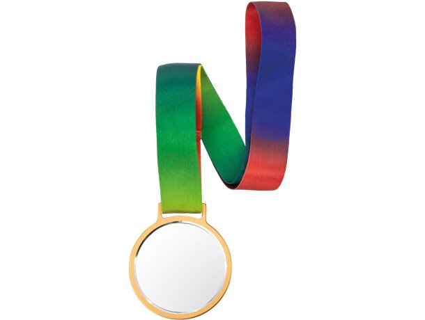 Medalla Viktor de cristal con lanyard y estuche individual detalle 1