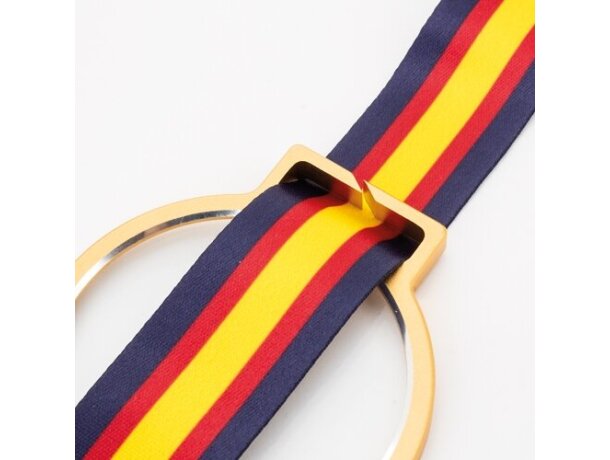 Medalla Viktor de cristal con lanyard y estuche individual España detalle 12