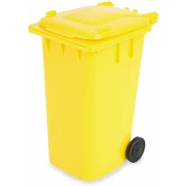 Lapicero contenedor amarillo personalizado amarillo