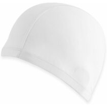 Gorro de baño en PVC personalizado blanco Gorro de baño en PVC personalizado blanco