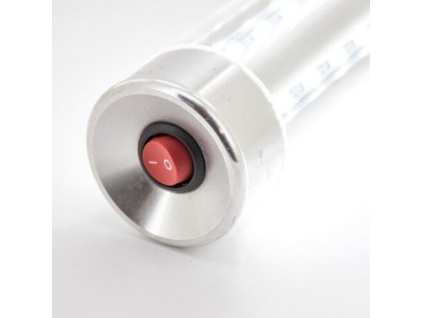 Bastón led estroboscópico aluminio con 3 modos y carga tipo c detalle 4