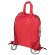 Bolsa mochila RPET Carot con cuerdas ajustables Rojo detalle 13