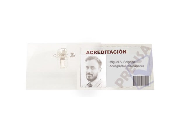 Identificador rigido con pinza