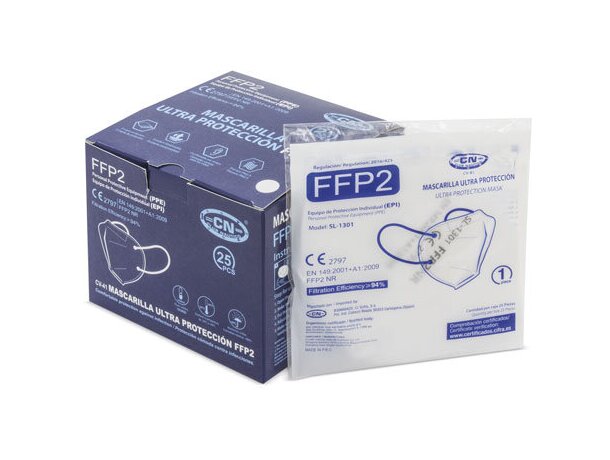 Mascarilla ultra proteccion de colroes ffp2