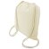 Bolsa mochila blanca algodon crudo